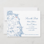 Scituate Massachusetts Carte Élégante Marine Côtiè (Devant)