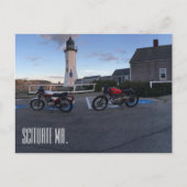Scituate Massachusetts Lighthouse & Carte Postale  (Devant)