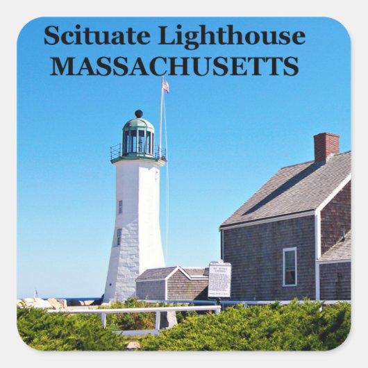 Scituate Phare, Stickers Massachusetts (Devant)