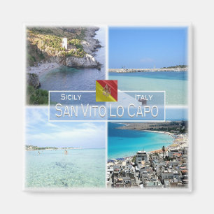 SCL023 SAN VITO LO CAPO - Mozaïek - Sicilië - Frid Magneet