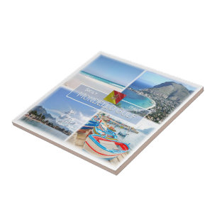 SCL029 LO GOLF, Mozaïek, Sicilië, Tegeltje