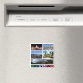 SCL054 SICILY - Mozaïek - Italië - Fridge Magneet (Insitu (Vaatwasser))