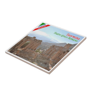 SCL065 TAORMINA, Sicilië, Italië, Tegeltje