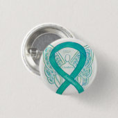 Scleroderma Angel Awareness Ribbon Pins Ronde Button 3,2 Cm (Voorkant /achterkant)