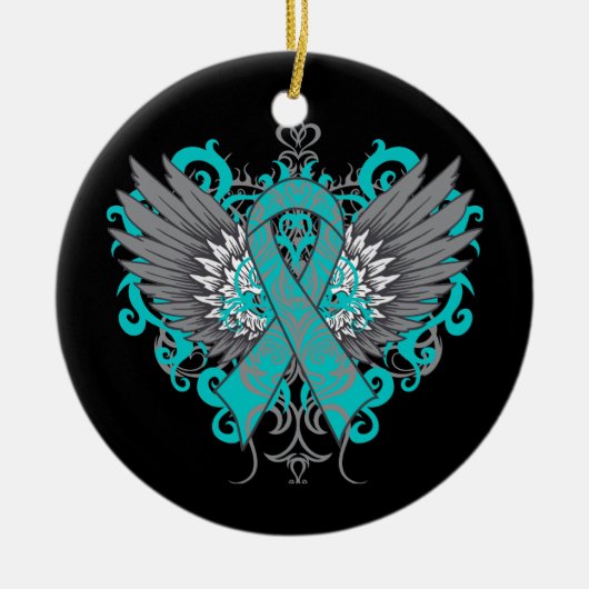 Scleroderma Awareness Cool Wings Keramisch Ornament (Voorkant)