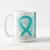Scleroderma Awareness Ribbon Angel Custom Mok (Links)