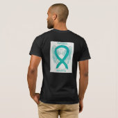 Scleroderma Awareness Ribbon Angel Custom Shirt (Achterkant volledig)
