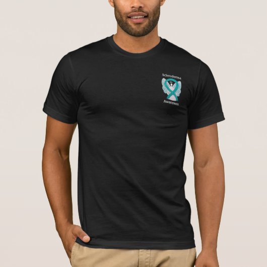 Scleroderma Awareness Ribbon Angel Custom Shirt (Voorkant)