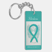Scleroderma Awareness Ribbon Angel Sleutelhanger (Voorkant Links)