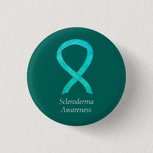 Scleroderma Awareness Ribbon Custom Pins Ronde Button 3,2 Cm (Voorkant)