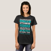 Scleroderma Awareness Surviter Autoimmune T-shirt (Voorkant volledig)