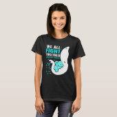 Scleroderma Awareness We are all Fight Together El T-shirt (Voorkant volledig)
