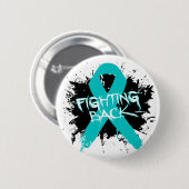 Scleroderma - Bestrijding achteraan Ronde Button 5,7 Cm (Voorkant /achterkant)