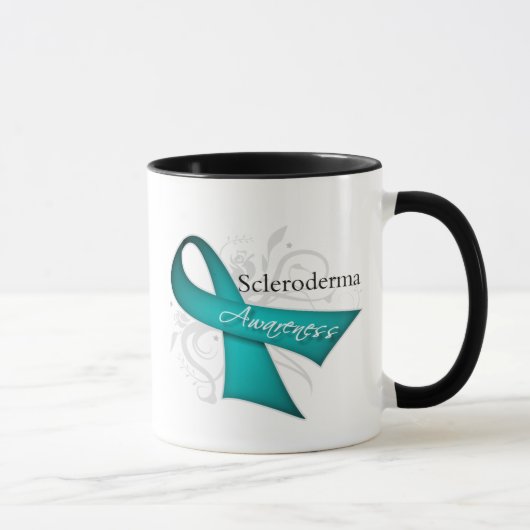 Scleroderma Disease Awareness Ribbon Mok (Rechts)