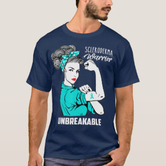 Scleroderma krijger onbreekbaar bewustzijnsgeschen t-shirt