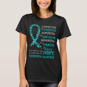 Scleroderma krijger ondersteunende vechter t-shirt