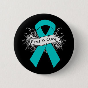 Scleroderma vindt een zuiver lint ronde button 5,7 cm