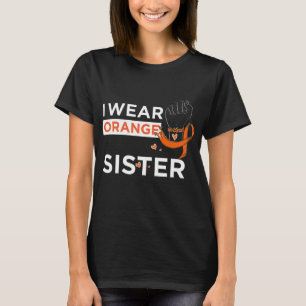 Sclerose Bewustzijn Ms I Draag Sinaasappel voor mi T-shirt
