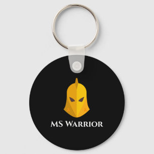 Sclerose Bewustzijn Ridder Dappere MS Warrior Sleutelhanger
