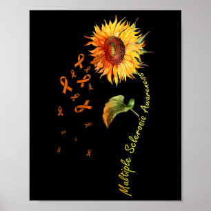 Sclerose bewustzijn Zonnebloem MS Awareness Poster
