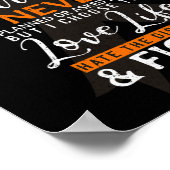 Sclerose is een reis van MS Awareness Ribbon Poster (Hoek)