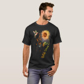 Sclerose zonnebloem kolibrie t-shirt (Voorkant volledig)