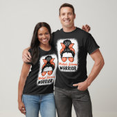 Sclerosis Warrior MS Awareness Messy Bun T-shirt (Unisex)