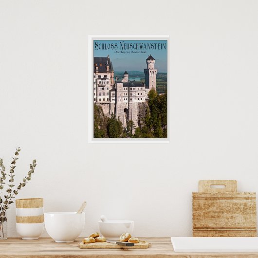 Scloss Neuschwanstein Poster (Keuken)