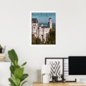 Scloss Neuschwanstein Poster (Thuiskantoor)
