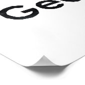 Sco - Gearra-mhuc-Poster Poster (Hoek)