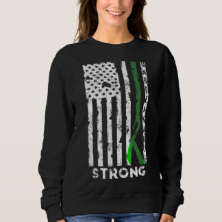 Scoliose Awareness Maand Lint Amerikaanse vlag Trui