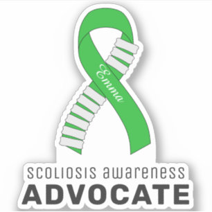 Scoliosis Awareness Advocate Vinyl Sticker