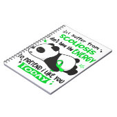 Scoliosis Awareness Month Ribbon Gifts Notitieboek (Linkerzijde)