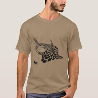 Scooba Diving Fish Shark Diver diver tank mask Art