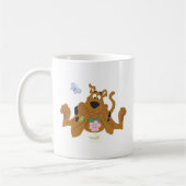 Scooby-Doo Admiring Flower Koffiemok (Links)