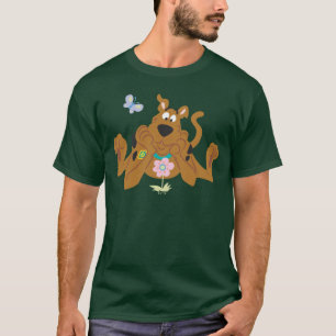 Scooby-Doo Admiring Flower T-shirt