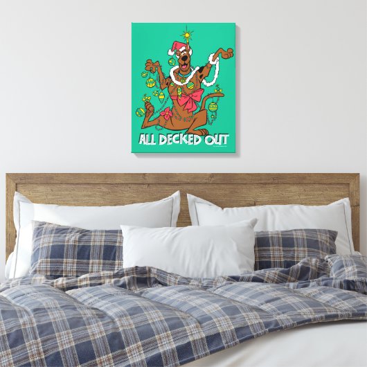 Scooby-Doo All Decked Out Canvas Afdruk (Insitu (Slaapkamer))