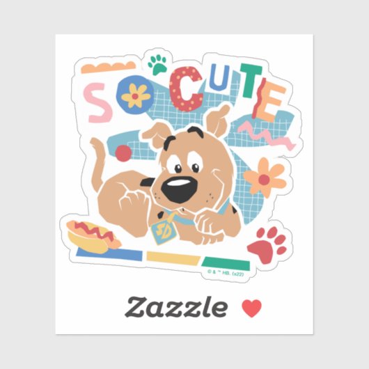 Scooby-Doo | Baby Scooby-Doo So Cute Sticker (Vel)