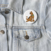 Scooby-Doo Bashful Pose Ronde Button 5,7 Cm (In situ)