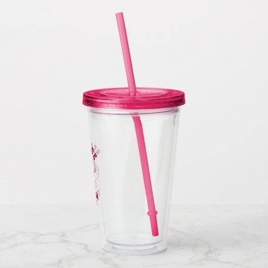 Scooby-Doo "Beachside Gymnasium" Gewichtsopheffing Acryl Drinkbeker (Links)
