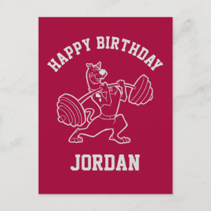 Scooby-Doo "Beachside Gymnasium" Gewichtsopheffing Briefkaart