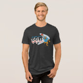 Scooby-Doo Bowling Tri-Blend Shirt (Voorkant volledig)