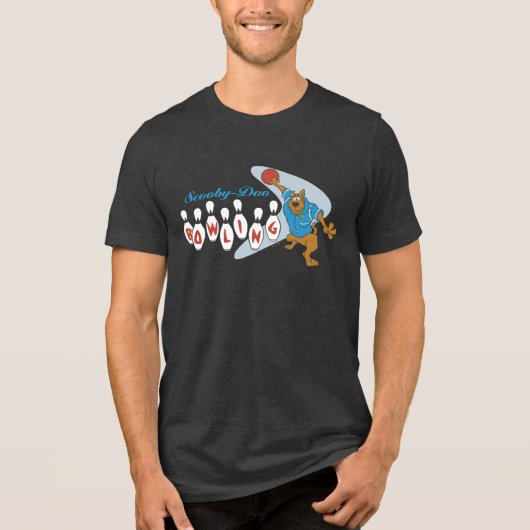 Scooby-Doo Bowling Tri-Blend Shirt (Voorkant)
