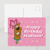 Scooby-Doo Butterfly Kisses Briefkaart (Voorkant / Achterkant)