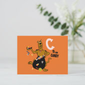 Scooby-Doo | C is voor Snoep Briefkaart (Staand voorkant)
