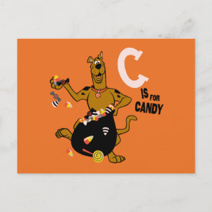 Scooby-Doo C is voor Snoep Briefkaart