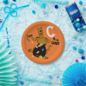 Scooby-Doo | C is voor Snoep Papieren Bordje (Feest)