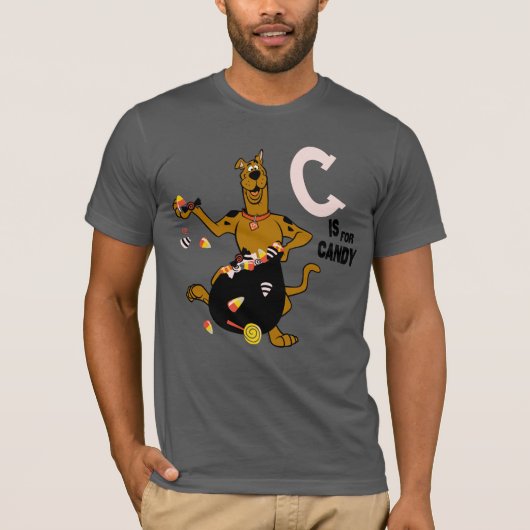 Scooby-Doo | C is voor Snoep T-shirt (Voorkant)