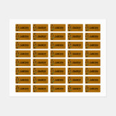 Scooby-Doo Camouflage Labels (Vel)