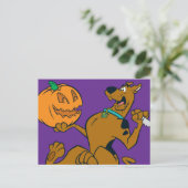 Scooby-Doo Carving Pumpkin Briefkaart (Staand voorkant)